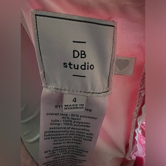 DB Soft Pink Tulle  and  Lace Dress-Sweetheart Bust! - Picture 7 of 9